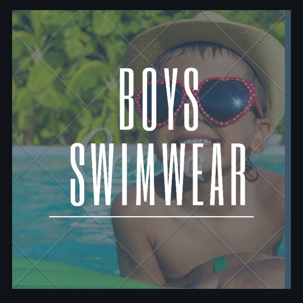 All boys swimwear listed here